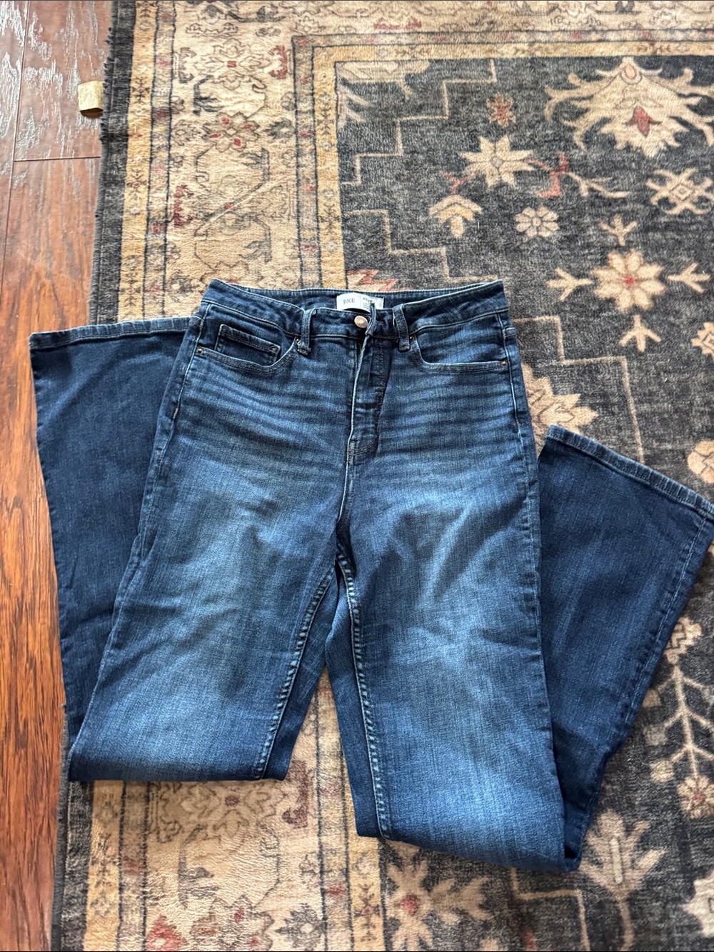 Women's Dark Blue Stretch Denim Jeans